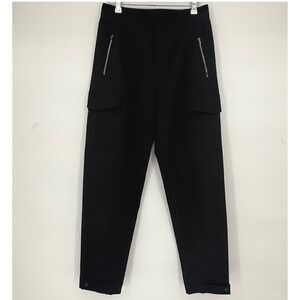 Athleta Endless Cargo High Rise Jogger Pants Women's Size 10 Black